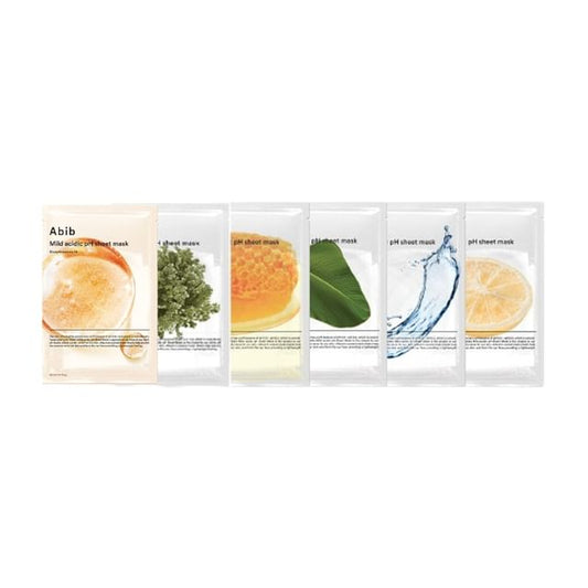 Abib - Mild Acidic pH Sheet Mask - 6 Types - K-Beauty Vibe