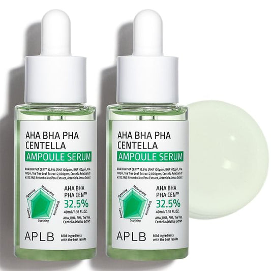 APLB - AHA BHA PHA Centella Ampoule Serum Set - K-Beauty Vibe