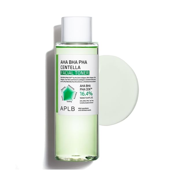 APLB - AHA BHA PHA Centella Facial Toner - K-Beauty Vibe