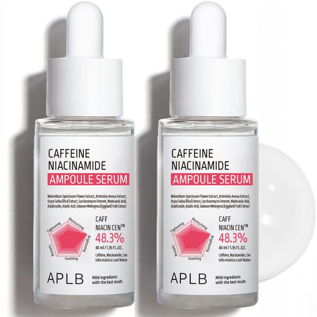 APLB - Caffeine Niacinamide Ampoule Serum Set - K-Beauty Vibe