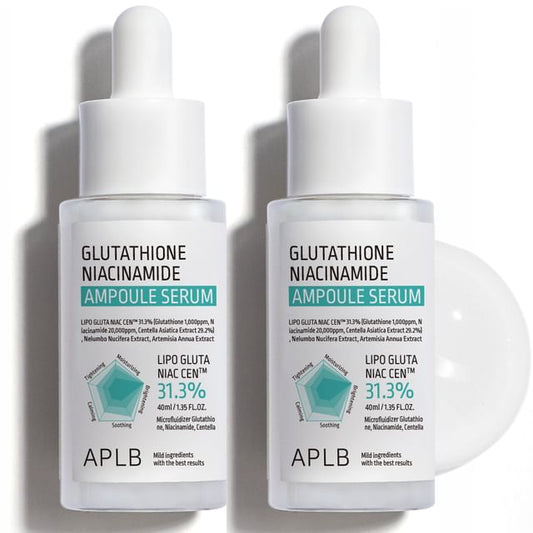 APLB - Glutathione Niacinamide Ampoule Serum Set - K-Beauty Vibe