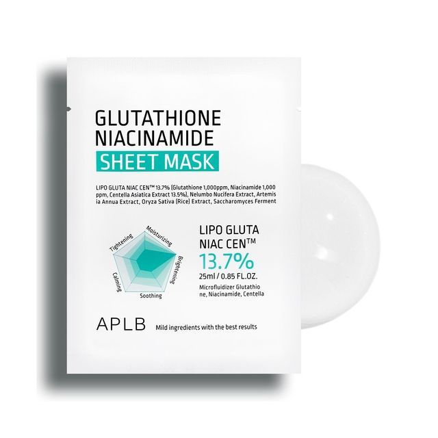 APLB - Glutathione Niacinamide Sheet Mask - K-Beauty Vibe