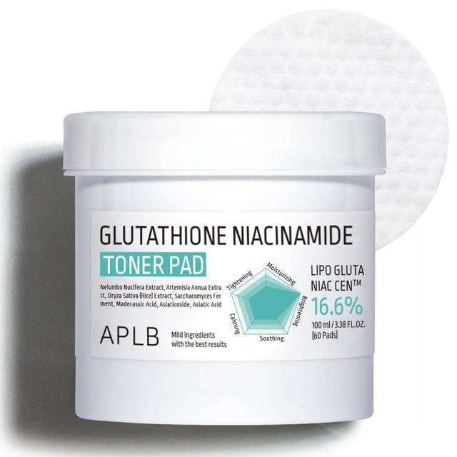 APLB - Glutathione Niacinamide Toner Pad - K-Beauty Vibe