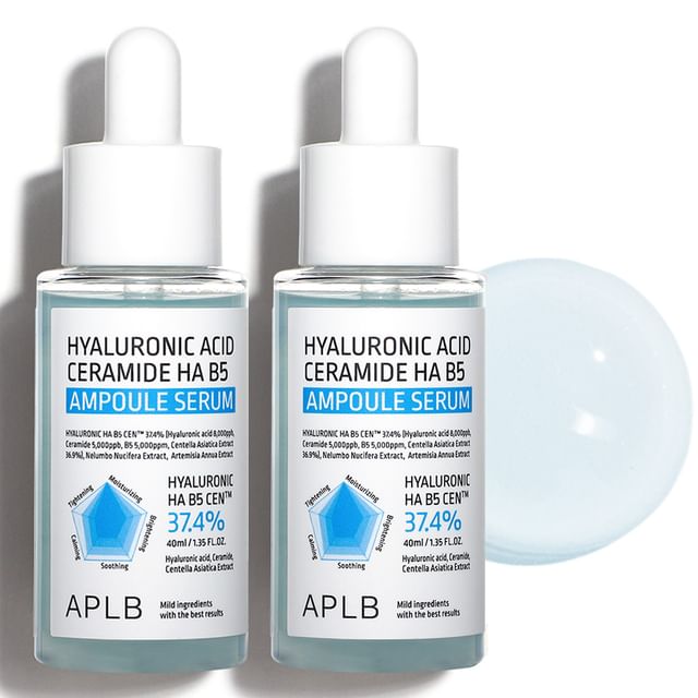 APLB - Hyaluronic Acid Ceramide HA B5 Ampoule Serum Set - K-Beauty Vibe