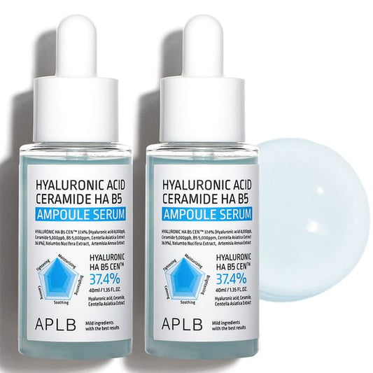 APLB - Hyaluronic Acid Ceramide HA B5 Ampoule Serum Set - K-Beauty Vibe