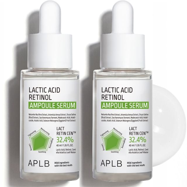 APLB - Lactic Acid Retinol Ampoule Serum Set - K-Beauty Vibe