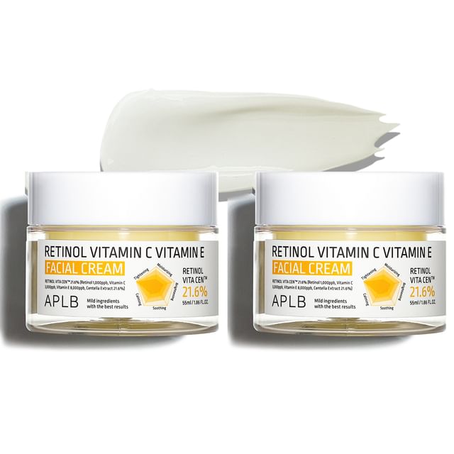 APLB - Retinol Vitamin C Vitamin E Facial Cream Set - K-Beauty Vibe