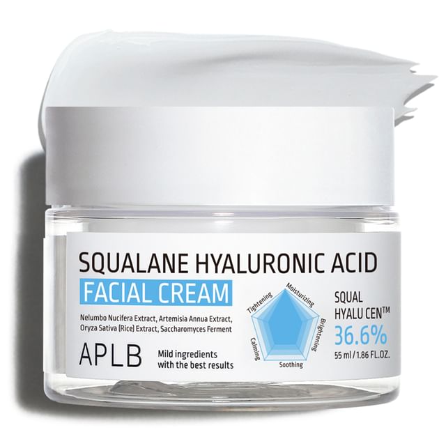 APLB - Squalane Hyaluronic Acid Facial Cream - K-Beauty Vibe