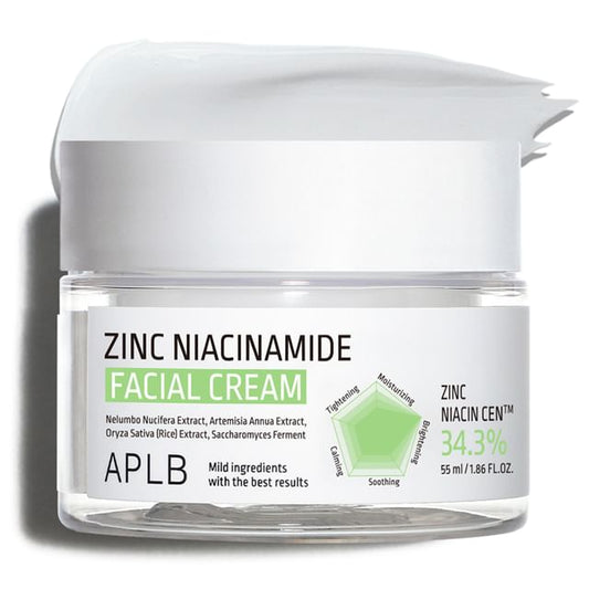 APLB - Zinc Niacinamide Facial Cream - K-Beauty Vibe