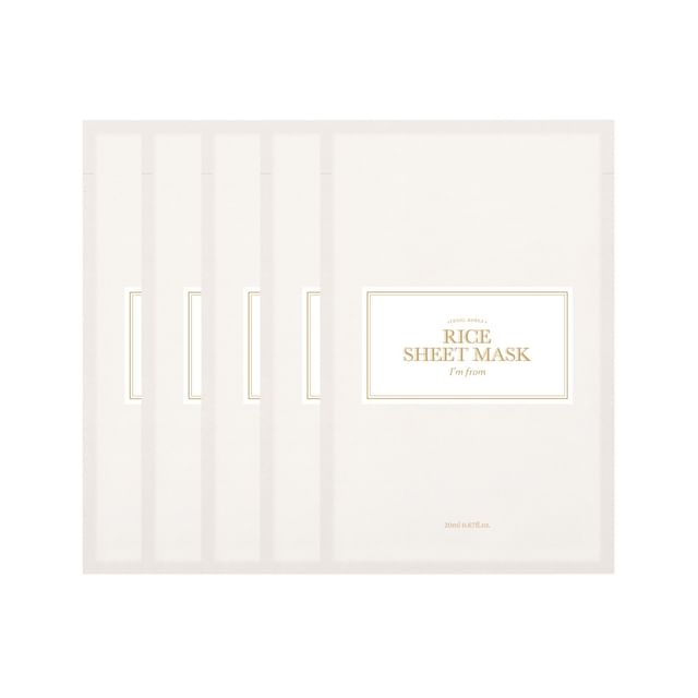 I'm from - Rice Sheet Mask Set - K - Beauty Vibe