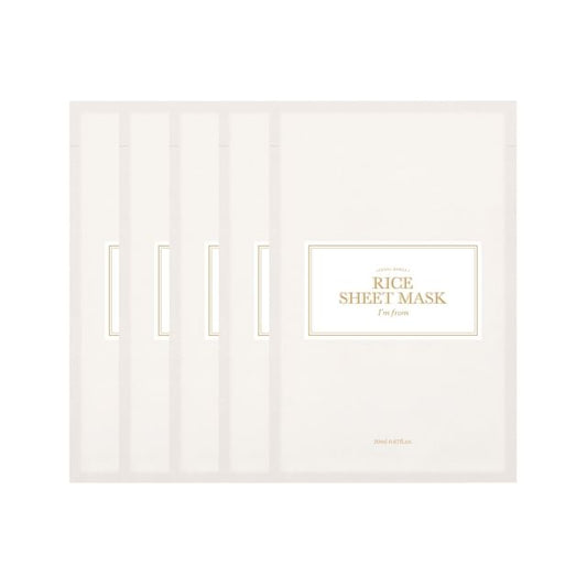 I'm from - Rice Sheet Mask Set - K - Beauty Vibe