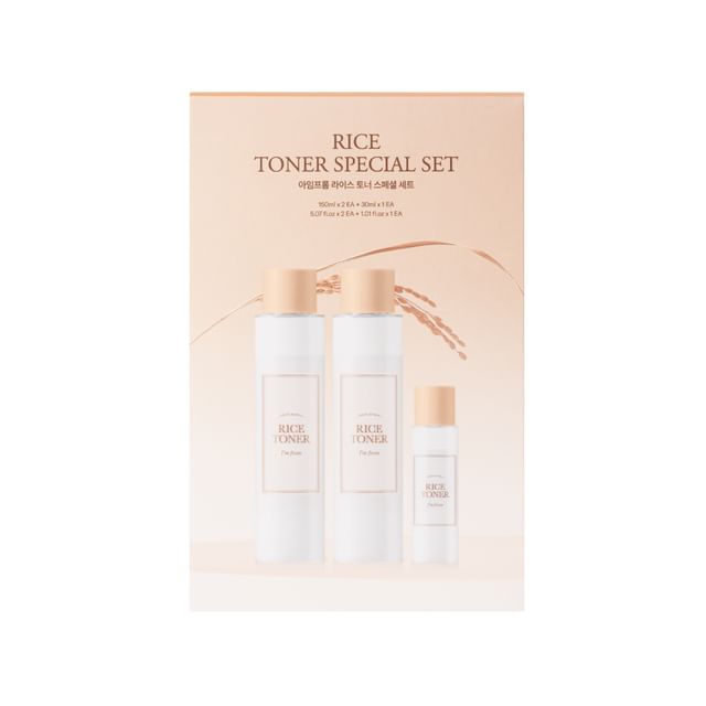 I'm from - Rice Toner Special Set - K - Beauty Vibe