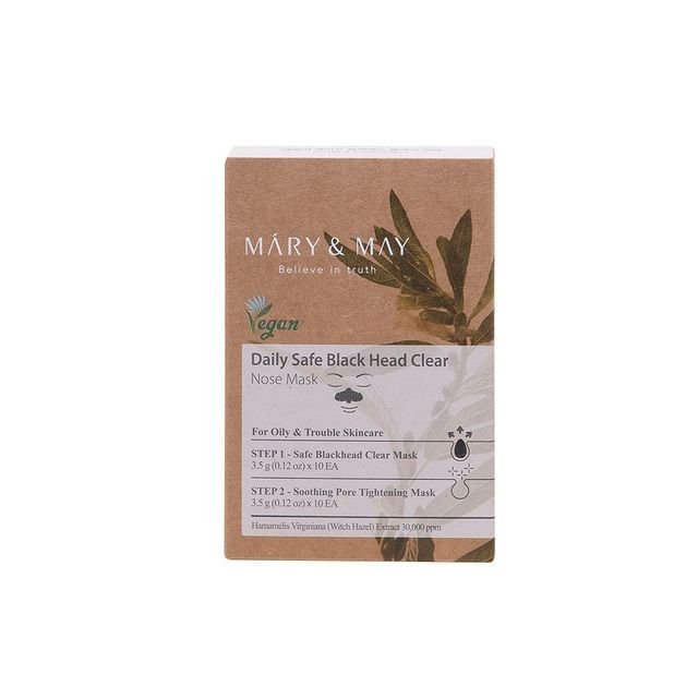 Mary&May - Daily Safe Black Head Clear Nose Pack Set - K-Beauty Vibe