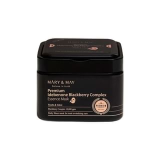 Mary&May - Premium Idebenone Blackberry Complex Essence Mask - K-Beauty Vibe