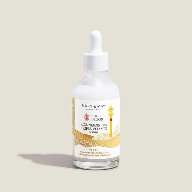 Mary&May - Rice Niacin 10% Triple Vitamin Serum Seoul Edition - K-Beauty Vibe