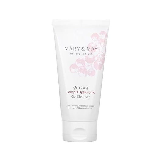 Mary&May - Vegan Low pH Hyaluronic Gel Cleanser - K-Beauty Vibe