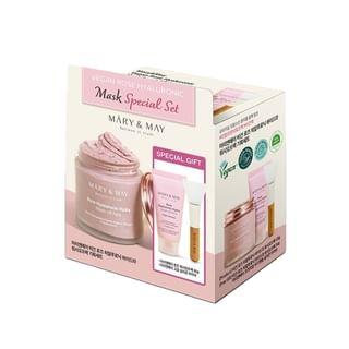 Mary&May - Vegan Rose Hyaluronic Mask Special Set - K-Beauty Vibe