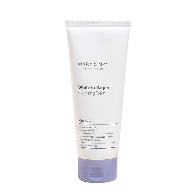 Mary&May - White Collagen Cleansing Foam - K-Beauty Vibe