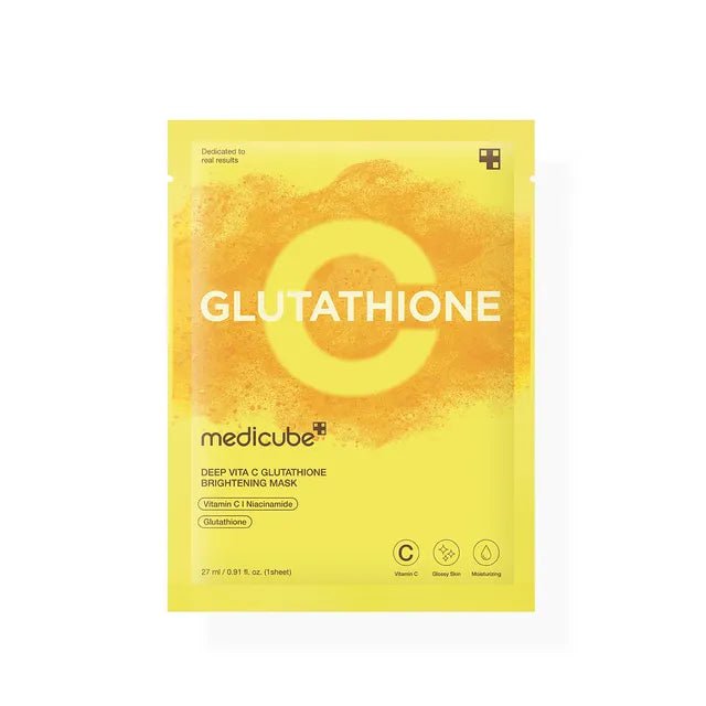 Medicube - Deep Vita C Glutathione Brightening Mask - K-Beauty Vibe