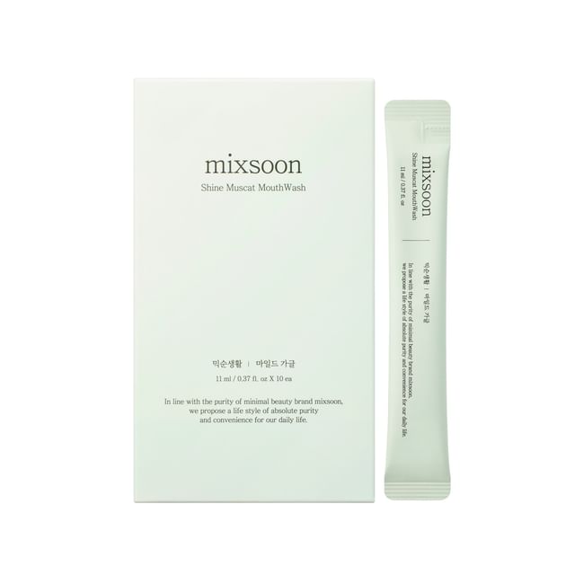 mixsoon - Shine Muscat Mouth Wash - K-Beauty Vibe