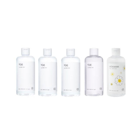 mixsoon - Toner 300ml - 5 Types - K-Beauty Vibe