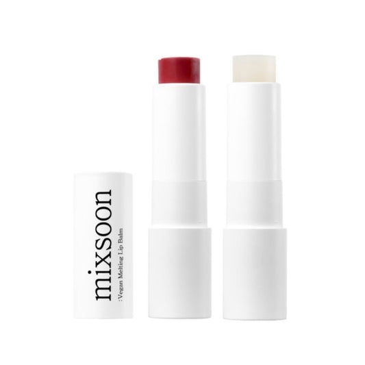 mixsoon - Vegan Melting Lip Balm - 2 Types - K-Beauty Vibe