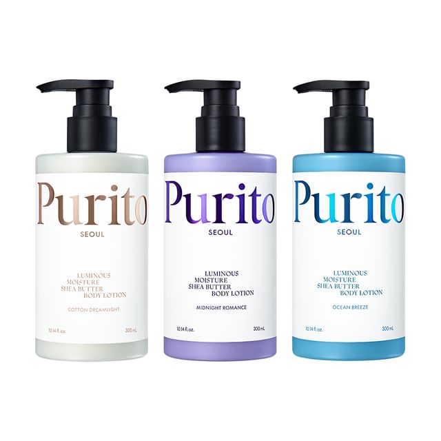 Purito SEOUL - Luminous Moisture Shea Butter Body Lotion - 3 Types - K-Beauty Vibe