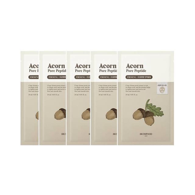 SKINFOOD - Acorn Pore Peptide Mask Bundle Set - K-Beauty Vibe