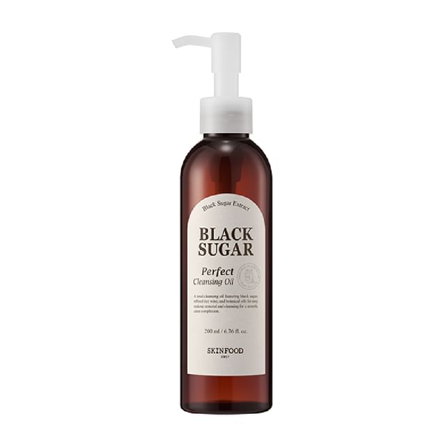 SKINFOOD - Black Sugar Perfect Cleansing Oil - K-Beauty Vibe