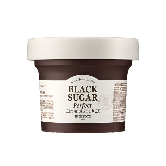 SKINFOOD - Black Sugar Perfect Essential Scrub 2X - K-Beauty Vibe