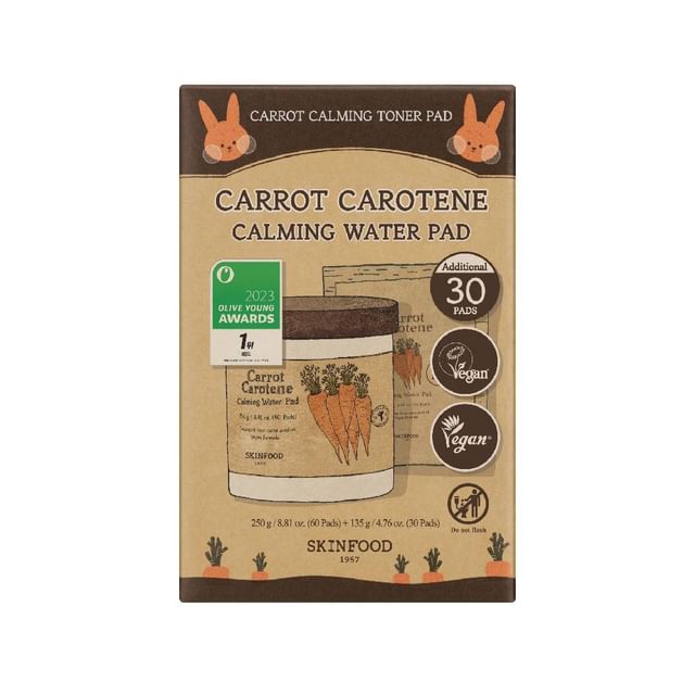 SKINFOOD - Carrot Carotene Calming Water Pad Special Plus Set - K-Beauty Vibe