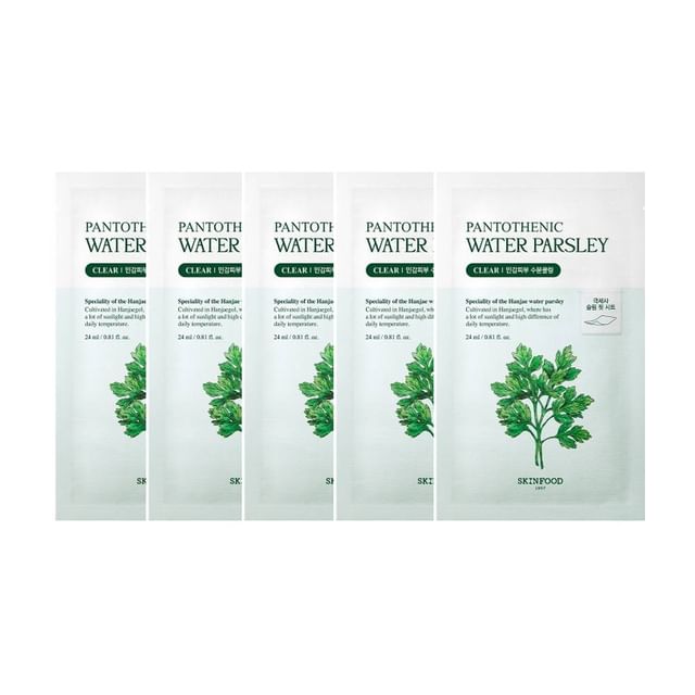 SKINFOOD - Pantothenic Water Parsley Mask Bundle Set - K-Beauty Vibe