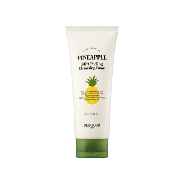 SKINFOOD - Pineapple BHA Peeling Cleansing Foam - K-Beauty Vibe