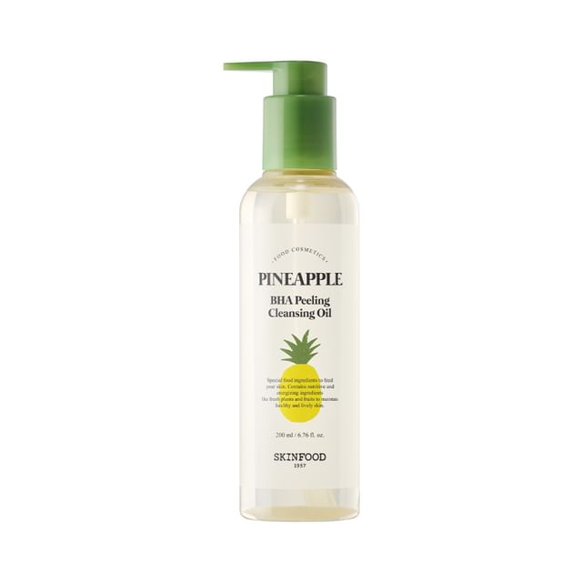 SKINFOOD - Pineapple BHA Peeling Cleansing Oil - K-Beauty Vibe