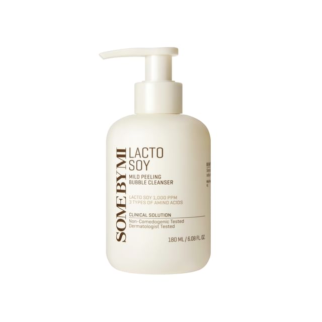 SOME BY MI - Lacto Soy Mild Peeling Bubble Cleanser - K-Beauty Vibe