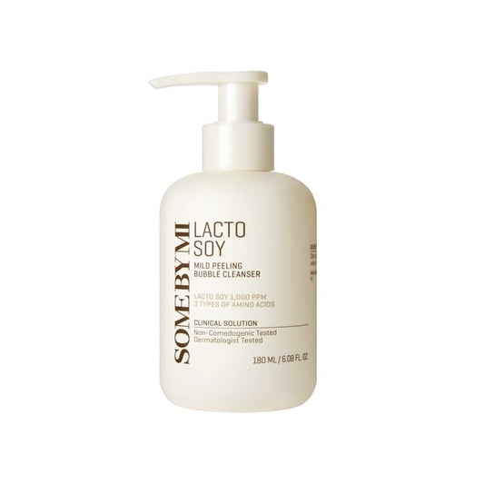 SOME BY MI - Lacto Soy Mild Peeling Bubble Cleanser - K-Beauty Vibe