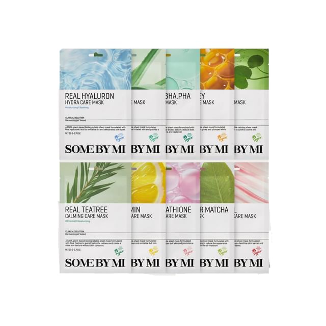 SOME BY MI - Real Care Mask Bundle Set - 10 Types - K-Beauty Vibe