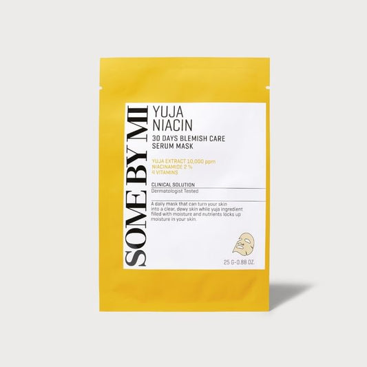 SOME BY MI - Yuja Niacin Blemish Care Serum Mask - K-Beauty Vibe