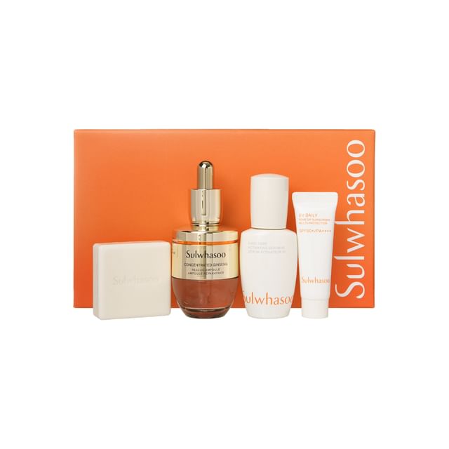 Sulwhasoo - Concentrated Ginseng Rescue Ampoule Set - K-Beauty Vibe