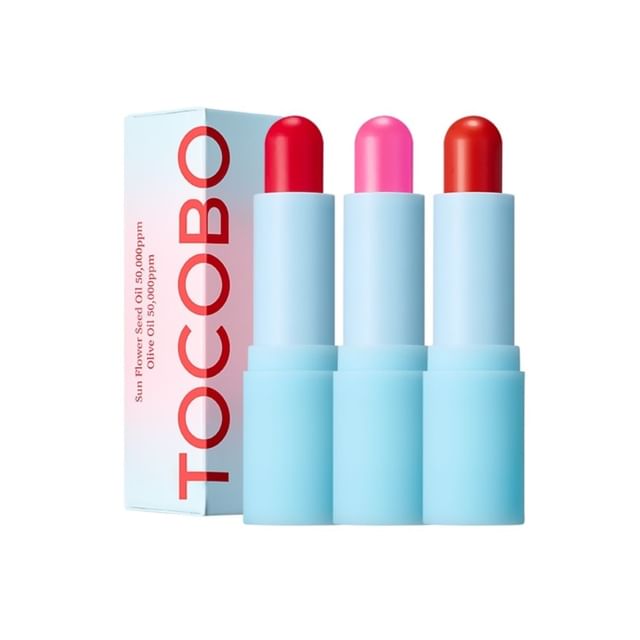 TOCOBO - Glass Tinted Lip Balm - 3 Colors - K-Beauty Vibe