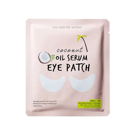 too cool for school - Coconut Oil Serum Eye Patch - K-Beauty Vibe