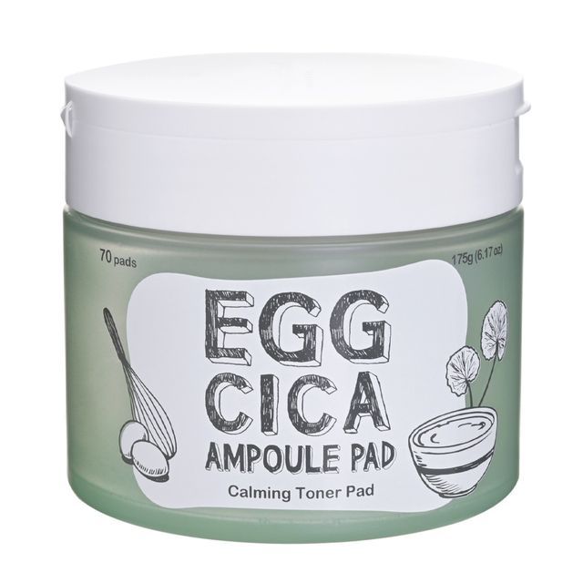 too cool for school - Egg Cica Ampoule Pad - K-Beauty Vibe