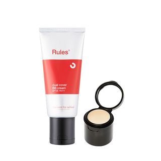 too cool for school - Rules Dual Cover BB Cream SPF30 PA++ 50ml + Concealer 1.5g - K-Beauty Vibe