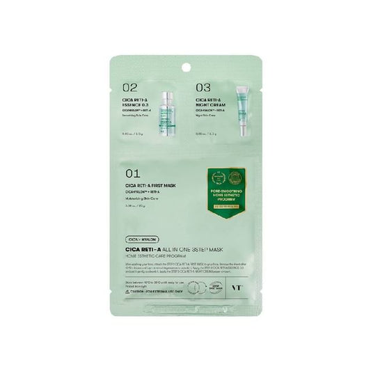 VT - Cica Reti-A All In One 3 Step Mask - K-Beauty Vibe