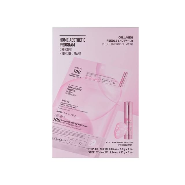 VT - Collagen Reedle Shot 100 2Step Hydrogel Mask Set - K-Beauty Vibe