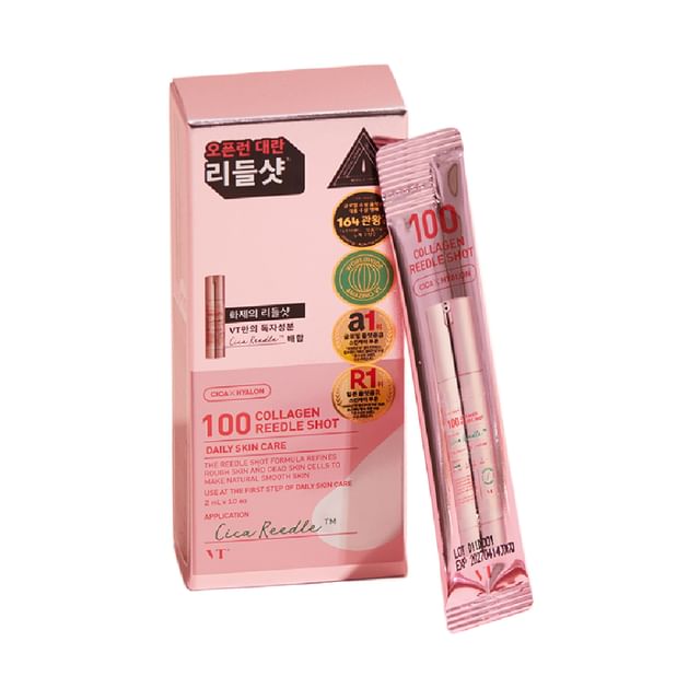 VT - Collagen Reedle Shot 100 Stick Pouch - K-Beauty Vibe