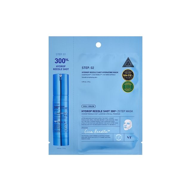 VT - Hydrop Reedle Shot 300hL 2 Step Mask - K-Beauty Vibe