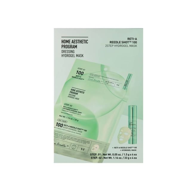 VT - Reti-A Reedle Shot 100 2Step Hydrogel Mask Set - K-Beauty Vibe