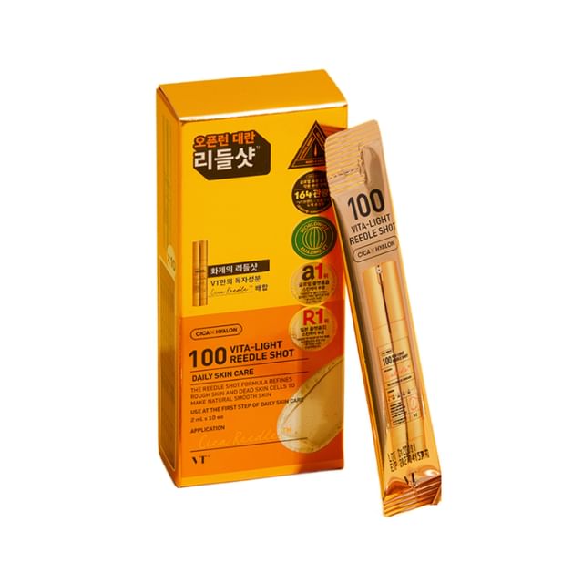 VT - Vita-light Reedle Shot 100 Stick Pouch - K-Beauty Vibe