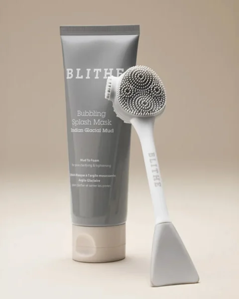 블라이드 버블링 스플래쉬 마스크 인디언 그레이셜 머드팩투폼 120ml + 모공 브러쉬